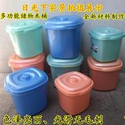加厚塑料米桶储米箱防虫防潮厨房带盖储面箱米面桶米缸20/30/50斤