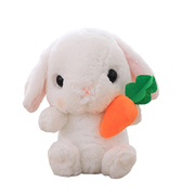 电动兔子毛绒垂耳兔玩具遥控充电会D唱歌跳舞 儿童智能早教机玩偶