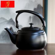 陶瓷茶壶提梁壶黑色古典小茶壶不锈钢少儿茶艺玻璃烧水壶电磁炉壶