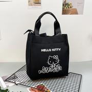 HelloKitty手拎包帆布包可爱大容量饭盒袋子时尚外出手提袋妈咪包