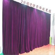 1.6米2米宽紫色金丝绒布料/钢琴罩/幕布/窗帘/沙发深紫色绒布面料