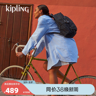 kipling男女款，轻便帆布包百搭小饱包旅行双肩背包delia系列