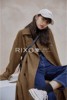 RIXO EXIT法式秋英伦风韩版复古中长款小个子驼色风衣大衣外套女