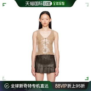 香港直邮潮奢16arlington女士独家发售灰褐色solaria背心t1