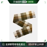 香港直邮潮奢 Acne Studios 艾克妮 男士Vally 格纹流苏围巾