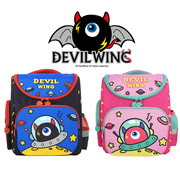 韩国devilwing儿童书包，男小学生书包女孩，1-3年级减压护脊双肩背包