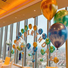 ins金属色乳胶气球浪漫卧室装饰生日ins布置创意新房婚礼派对用品
