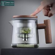 玻璃泡茶壶家用耐热过滤茶水分离按压式煮茶壶飘逸杯套装