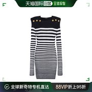 香港直邮balmain条纹针织，连衣裙af1r8093kd65