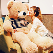 高档超大号熊公仔(熊，公仔)泰迪熊玩偶熊猫布娃娃女生，抱抱熊毛绒玩具睡觉抱