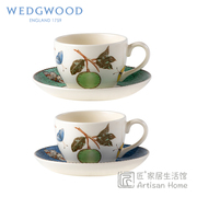 wedgwood莎拉花园陶瓷茶杯欧式咖啡，杯碟组进口田园风下午茶具