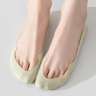 船袜女皮鞋隐形袜夏季薄款超浅口纯棉底硅胶防滑不掉跟女士冰丝袜