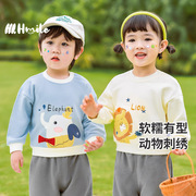 春秋季儿童卫衣可爱上衣婴儿，衣服套头衫小童长袖，t恤卡通外套