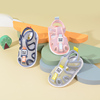 巴托童鞋夏款网布软底防滑透气学步叫叫鞋1-2岁男女宝宝凉鞋B6368