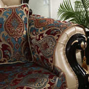 123美式沙发垫组合客厅四季通用布艺，防滑高档沙发罩套喜庆欧式垫