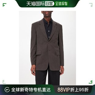 香港直邮ourlegacy男士vienna真丝，混纺单排扣西装外套