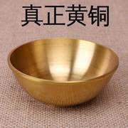 铜碗筷子家用铜器餐具缺铜补铜纯铜饭碗铜体内勺子金属工艺
