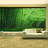 大自然风景绿竹林竹子简约3d大型壁纸壁画，客厅沙发卧室5d背景墙纸