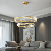 北欧轻奢卧室客厅水晶吊灯现代简约餐厅灯2022年全铜吸顶灯