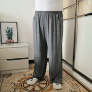超肥男士莫代尔棉睡裤，晨练瑜伽跑步宽松运动裤加肥大码外穿400斤
