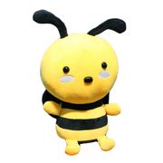 可爱仿真小蜜蜂公仔毛绒玩具黄色蜜蜂玩偶睡觉抱枕儿童布偶布娃娃