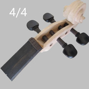 大提琴普及琴头 装好琴轴和指板  提琴制作材料木料 1/4-4/4