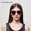 太阳镜calvinklein品牌，眉形时尚复古墨镜，ck20113sk