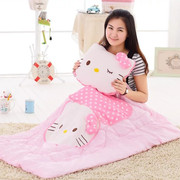hellokitty凯蒂猫可爱抱枕被两用空调，被午睡枕头粉色猫毛绒靠枕