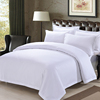 酒店床品四件套床单，被套布草专用纯棉白色，五星级宾馆民宿床上用品