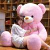 可爱毛绒玩具大熊猫公仔抱抱熊粉色，娃娃1.6米1.8米玩偶礼物送女生