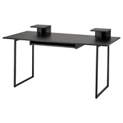 IKEA宜家办公桌简易铁艺书桌学习桌学生乌贝格兰萨书桌电脑乌斯佩