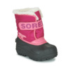 sorel 冰熊儿童保暖防水防寒中筒雪地靴玫瑰色冬季舒适滑雪鞋靴