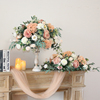 仿真绢花花球烛台组合花艺，套装客厅婚礼，摆件花束餐桌植物假花