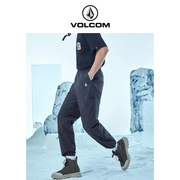 volcom钻石男装户外品牌抽绳松紧梭织，长裤2024秋季束脚休闲裤