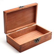 高档实木首饰盒缅甸花梨榫卯红木质大盒子，收纳盒子新中式长方形礼