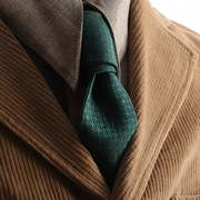 领带男士正装商务墨绿色潮流复古西装结婚礼新郎红色轻奢手打领带