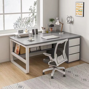 电脑桌台式书桌家用学生，写字桌子工作台办公桌，简约现代卧室桌子