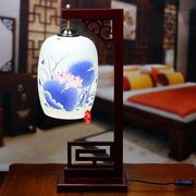 中式古典景德镇陶瓷灯饰客厅卧室台灯卧室床头欧式装饰台灯卧