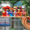 云南手工民族娃娃玩偶摆件少数民族工艺娃娃儿童特色礼物纪念品