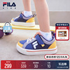 FILA KIDS斐乐童鞋儿童帆布鞋男女小童柔软低帮板鞋魔术贴休闲鞋