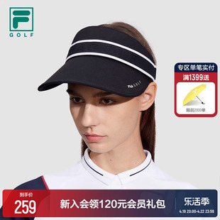 fila斐乐女帽，空顶帽2024夏季高尔夫，运动帽遮阳帽鸭舌帽