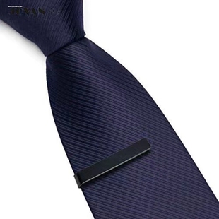 男士正装商务银色几何领带夹简约时尚领带夹提花个性领带夹配件