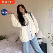 NASA联名休闲百搭复古棒球服外套女春秋宽松小众设计飞行夹克