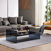 长方形茶桌玻璃客厅沙发茶几组合电视柜简约现代桌小户型储物简易
