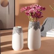 欧式花瓶陶瓷文艺风简约创意瓷瓶客厅餐桌装饰品摆件鲜花瓶插花瓶