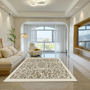 新中式沙发茶几地毯简约现代家用客厅地毯轻奢Q卧室地毯大面积地
