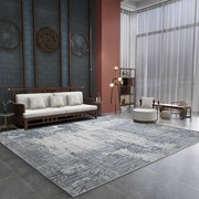 2022新中式简约地毯客厅沙发卧室轻奢风满铺后现代中国风床边毯