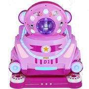 吹泡泡太空飞船摇摇车投币小孩玩具车宝宝扫码商用儿童摇摆机
