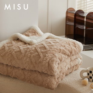毛毯毯子办公室午睡毯沙发毯冬季加厚珊瑚，绒毯毛巾被休闲毯盖毯暖