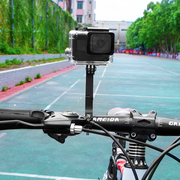 卡扣式合金gopro自行车骑行拍摄支架摩托车把手固定微单相机架子